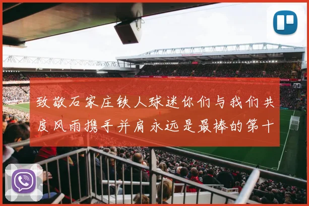 致敬石家庄铁人球迷你们与我们共度风雨携手并肩永远是最棒的第十二人